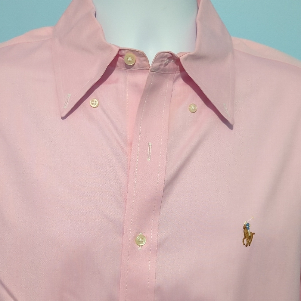 Ralph Lauren Light Pink Dress Shirt - Picture 3 of 8